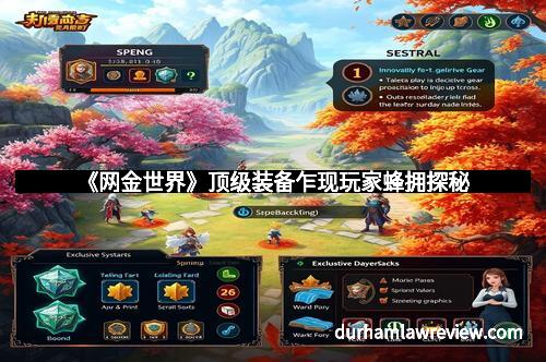 《网金世界》顶级装备乍现玩家蜂拥探秘